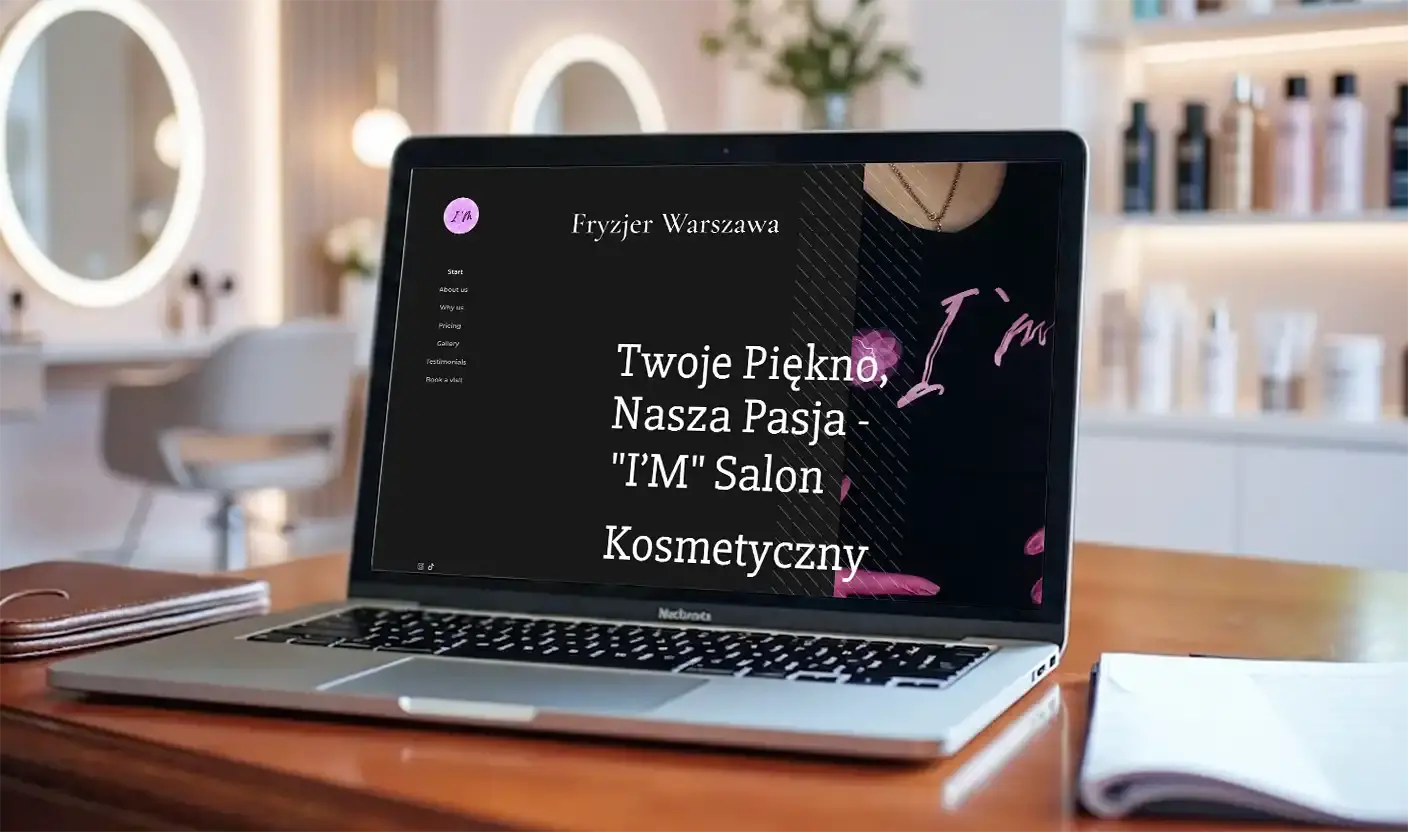 Сайт для мережі салонів краси у Варшаві