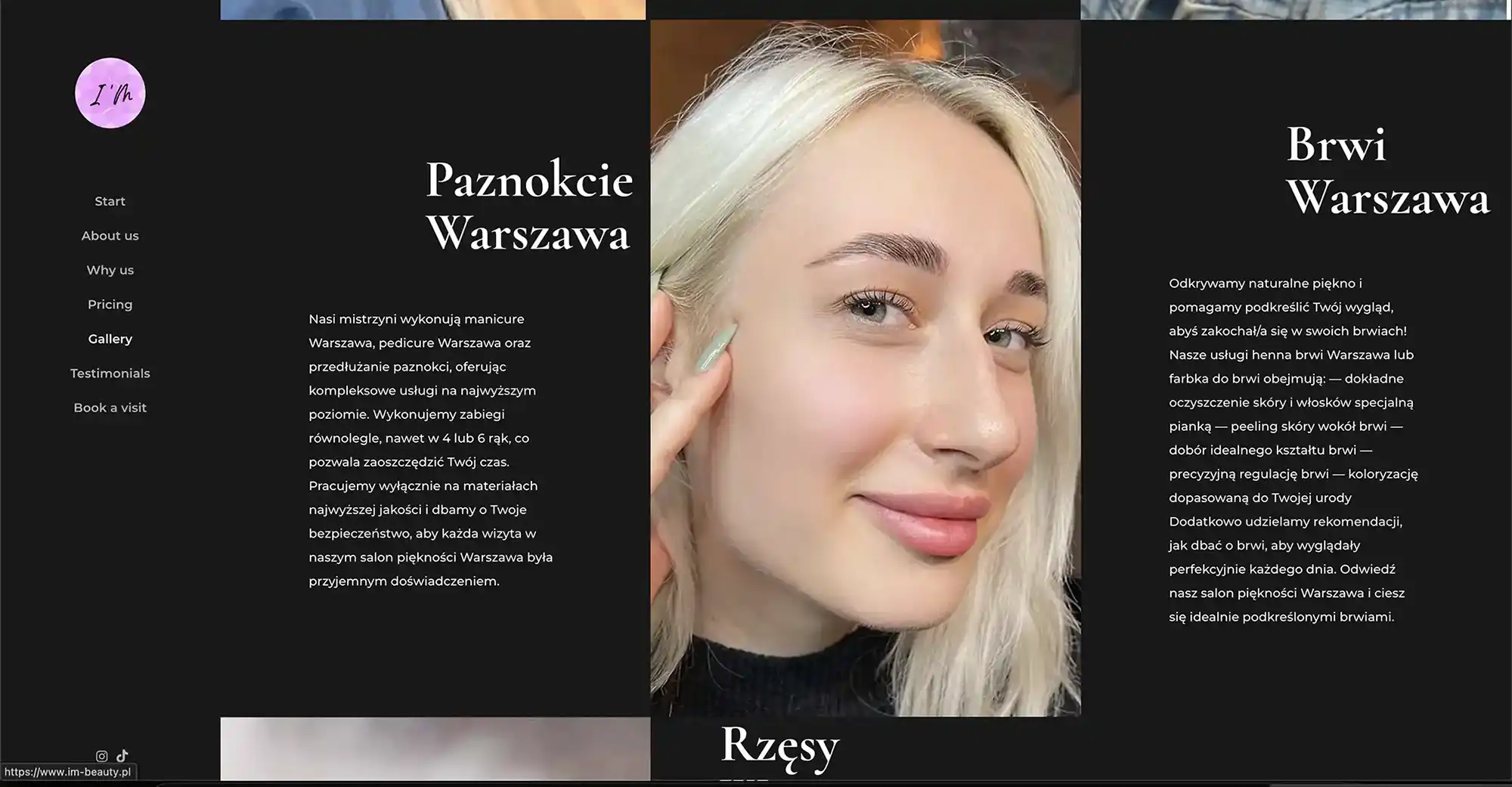Блок послуг манікюру