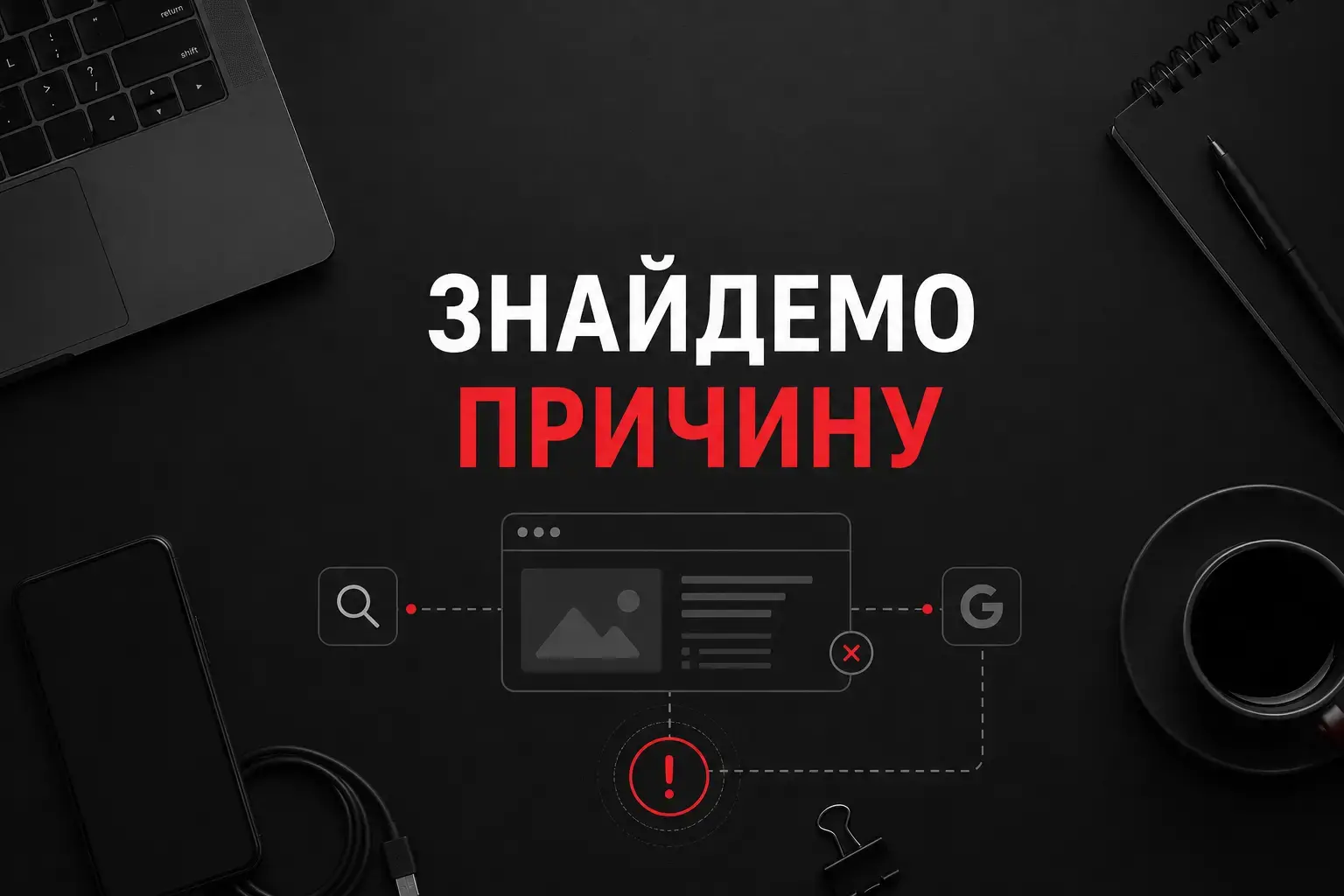 Допоможемо знайти, чому сайт не показується в Google