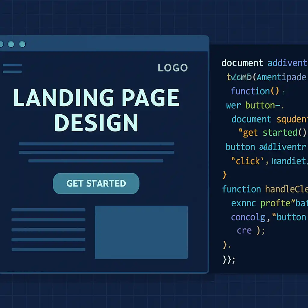 Landing Page Design graphic
