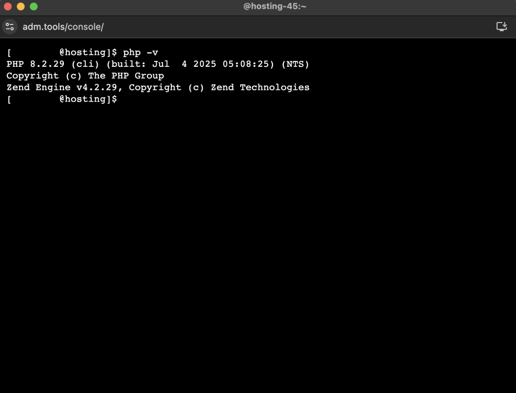 Hosting ssh console window