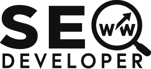seo logo black